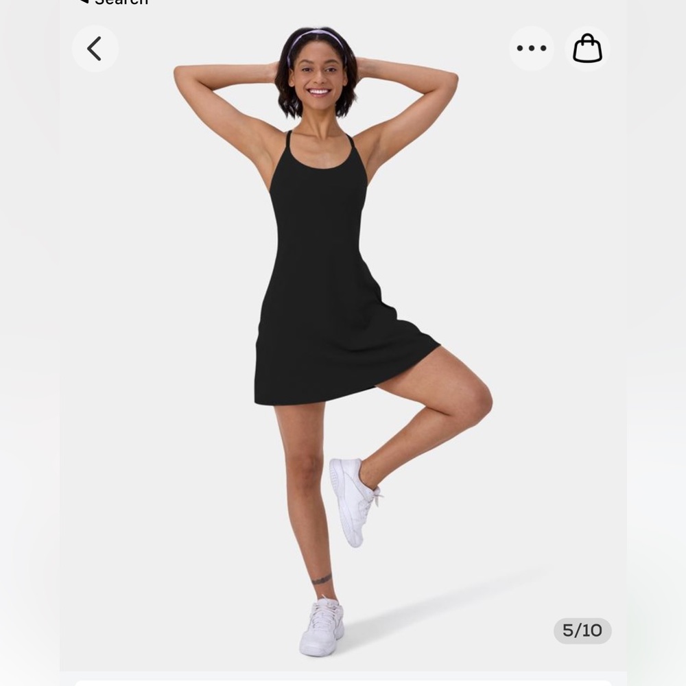 Halara Wannabe Longer Length Tennis Dress